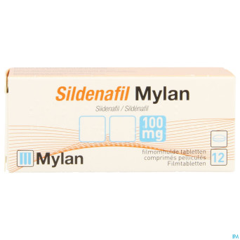 Sildenafil viatris 100mg comp pell 12