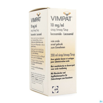 Vimpat 10 mg/ml siroop 200 ml