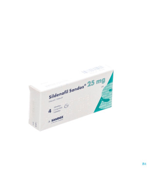 Sildenafil sandoz  25mg comp pell  4x 25mg
