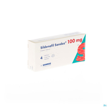 Sildenafil sandoz 100mg comp pell  4x100mg