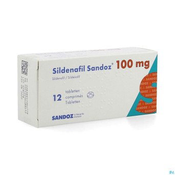Sildenafil sandoz 100mg comp pell 12x100mg
