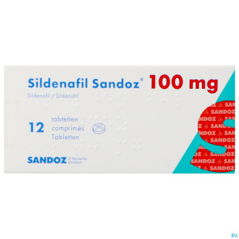 Sildenafil sandoz 100mg comp pell 12x100mg
