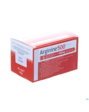 Arginine 500 pdr    sachet 30x4g