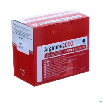 Arginine 2000 pdr    sachet 30x4g