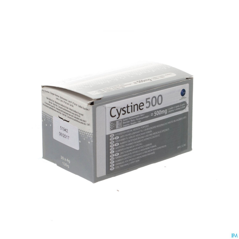 Cystine 500 pdr    sachet 30x4g
