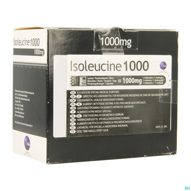 Isoleucine 1000 pdr    sachet 30x4g