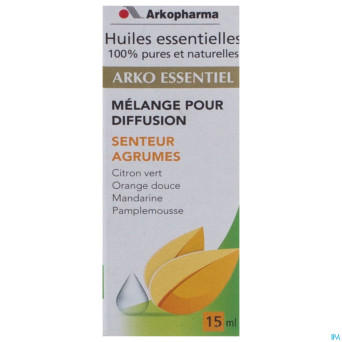 Arko essentiel diffusion senteur agrumes 15ml