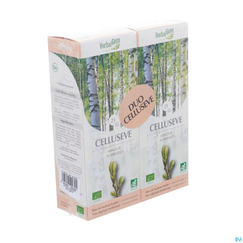 Herbalgem celluseve bio duo 2x250ml