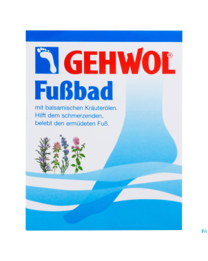 Gehwol bain pieds 10x20g consulta