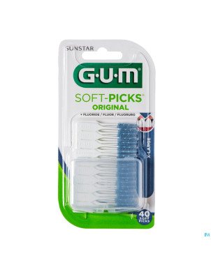 Gum soft picks original x-large 40    636m40