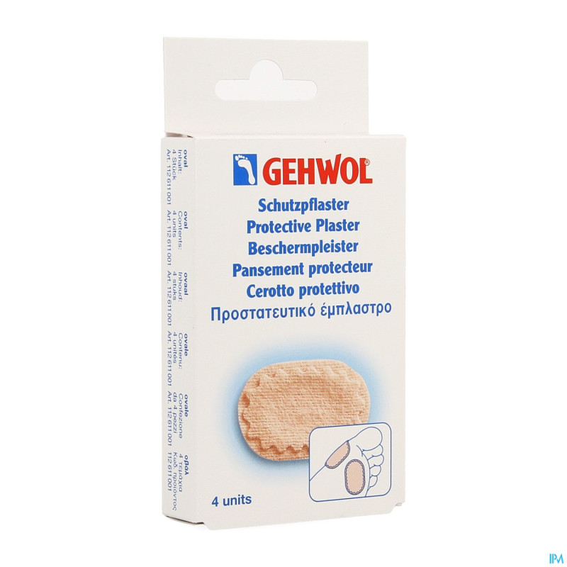 Gehwol pansement protection ovale 4 consulta