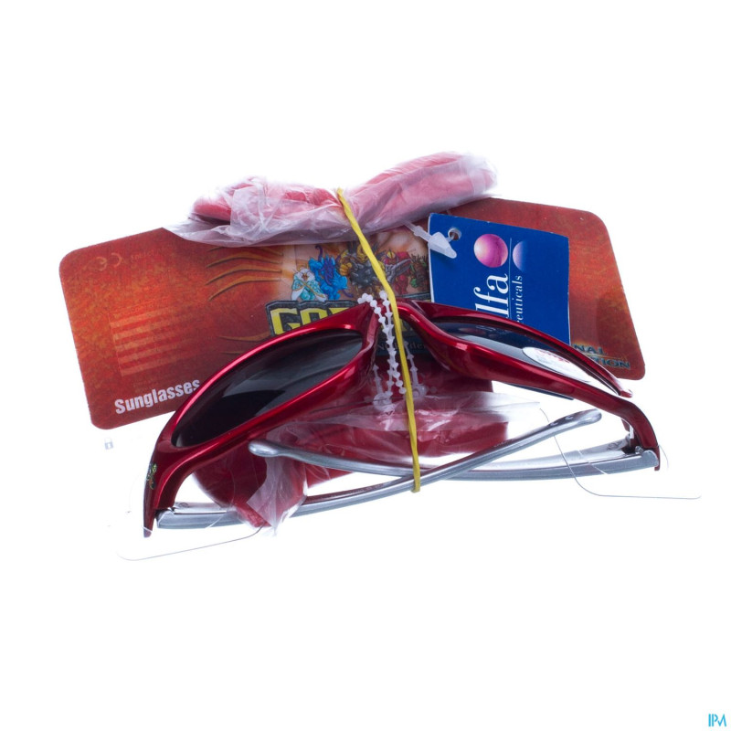 Gormity lunettes solaires rouge