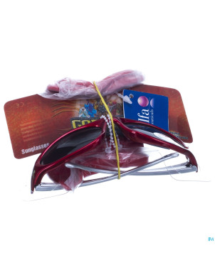 Gormity lunettes solaires rouge