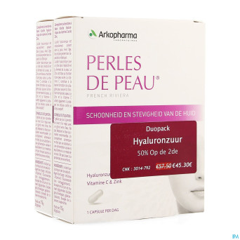 Perles de peau acide hyaluronique  caps 60  promo