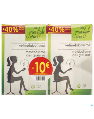 Green light coffee sachets 14  40% gratuit