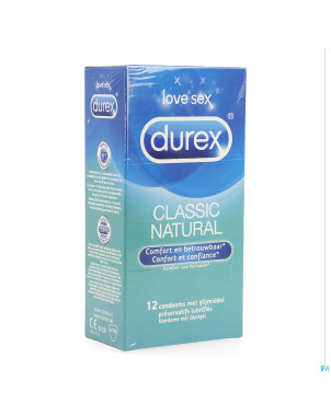 Durex classic    preservatifs 12