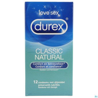 Durex classic    preservatifs 12