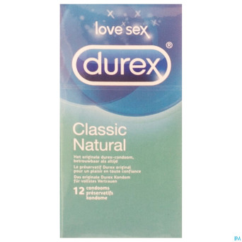 Durex classic    preservatifs 12