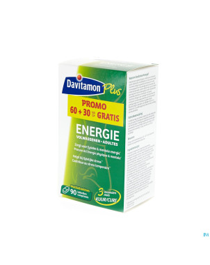 Davitamon energy adult nf tabl 60+30