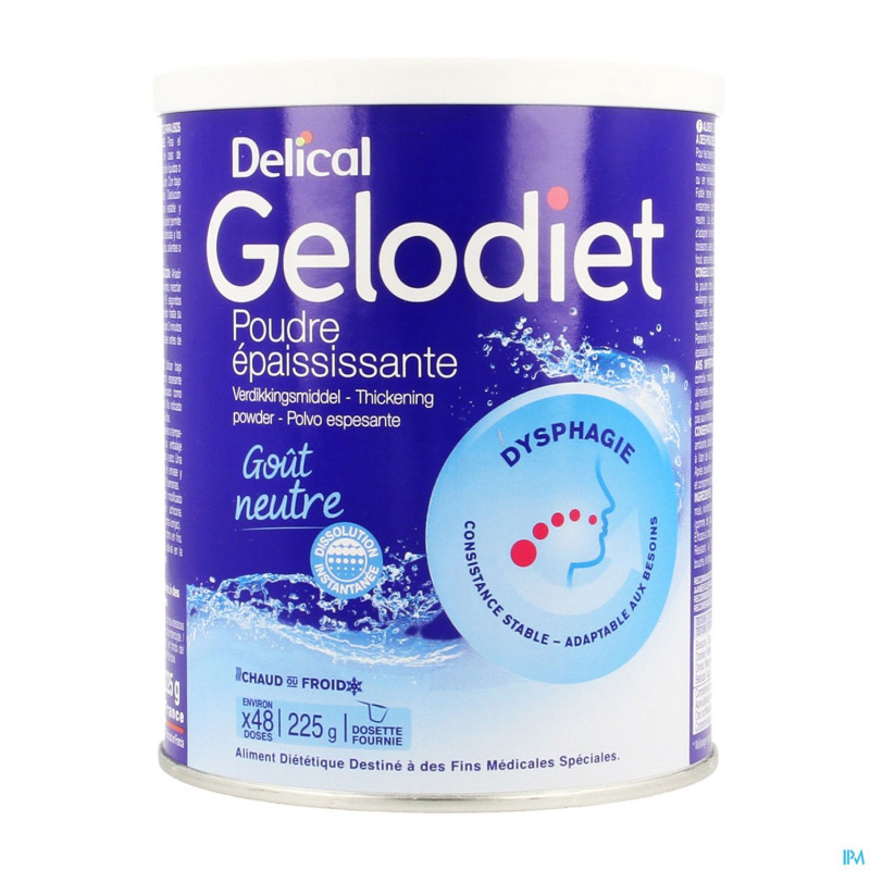 Gelodiet pdr epaissisant pot 225g