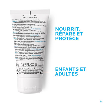 Lrp cicaplast creme mains barriere 50ml