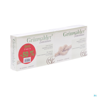 Grunwalder sensitive duo comp herbes 2x60 2e 1/2pr