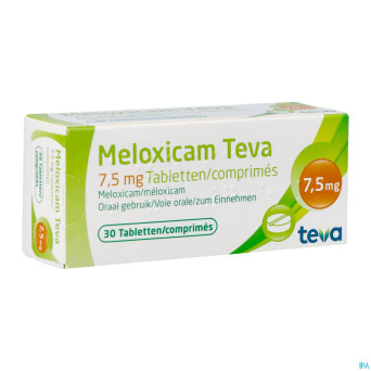 Meloxicam teva 7,5 mg tabl 30 x 7,5 mg
