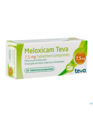 Meloxicam teva 7,5 mg tabl 30 x 7,5 mg