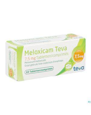 Meloxicam teva 7,5 mg tabl 60 x 7,5 mg