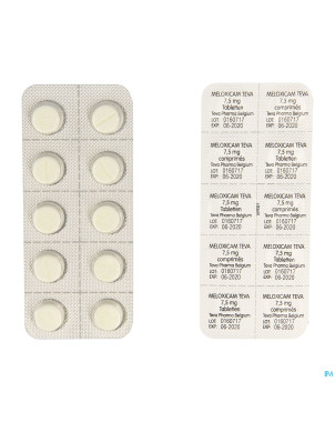 Meloxicam teva 7,5 mg tabl 60 x 7,5 mg