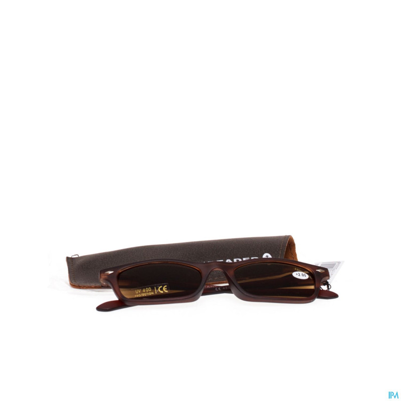 Sunreader lunettes lectures solaire +2.00 brown