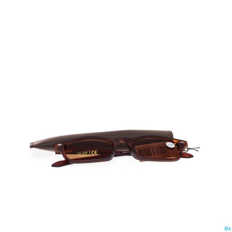 Sunreader lunettes lectures solaire +2.50 brown