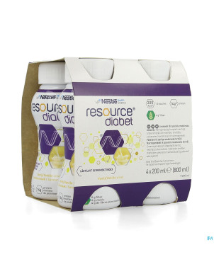 Resource diabet vanilla    4x200ml 12173634