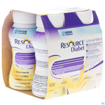 Resource diabet vanilla    4x200ml 12173634