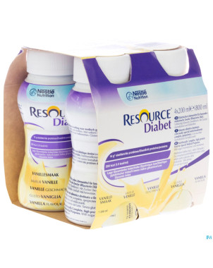 Resource diabet vanilla    4x200ml 12173634