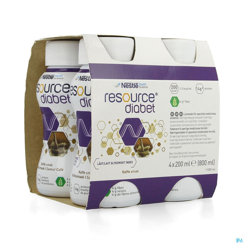 Resource diabet coffee    4x200ml 12173636