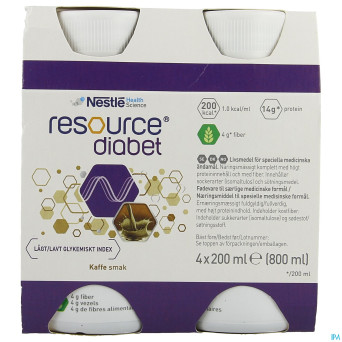 Resource diabet coffee    4x200ml 12173636