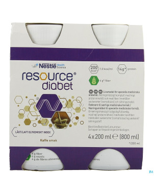 Resource diabet coffee    4x200ml 12173636