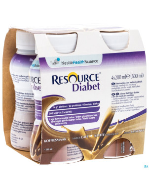Resource diabet coffee    4x200ml 12173636