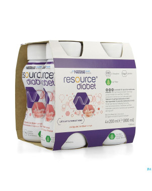 Resource diabet strawberry  4x200ml 12173635