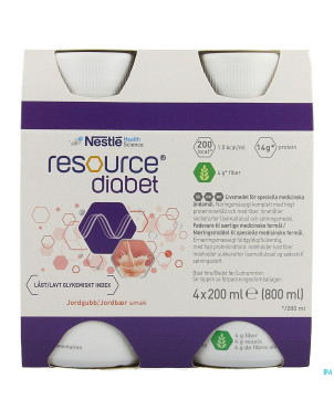 Resource diabet strawberry  4x200ml 12173635