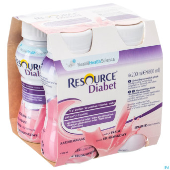 Resource diabet strawberry  4x200ml 12173635
