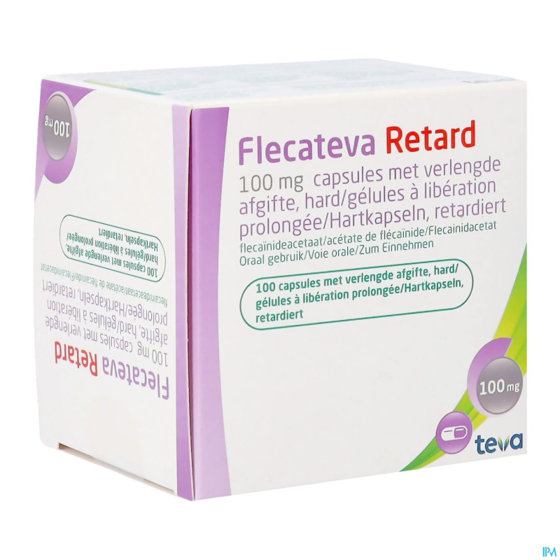 Flecateva retard 100 mg caps liber prolonge 100