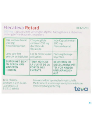 Flecateva retard 200 mg caps liber prolonge 100