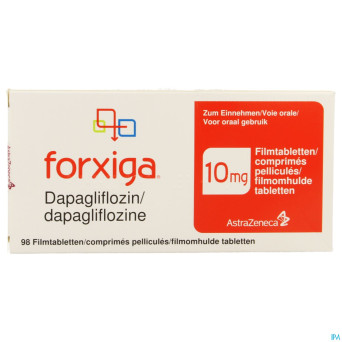 Forxiga 10 mg comp pell 98 x 10 mg