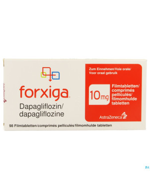 Forxiga 10 mg comp pell 98 x 10 mg