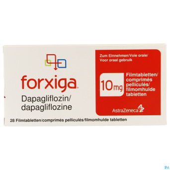 Forxiga 10 mg comp pell 28 x 10 mg