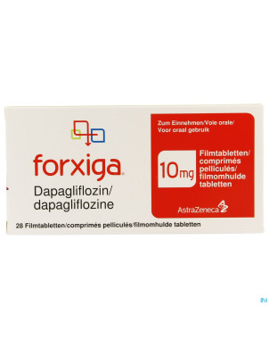 Forxiga 10 mg comp pell 28 x 10 mg
