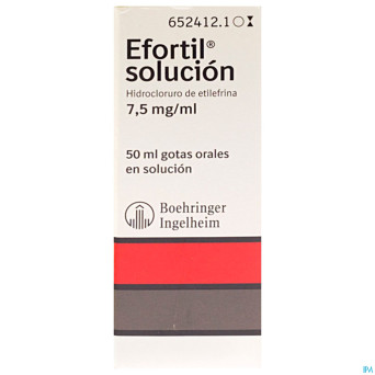 Effortil impexeco 7,5mg/ml sol buv gutt 50 ml pip