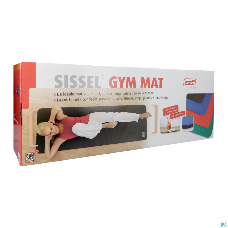 Sissel gym mat 180x60x1,5cm gris